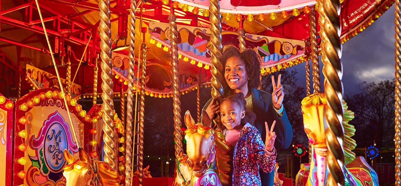 Father and daughter in swimming pool